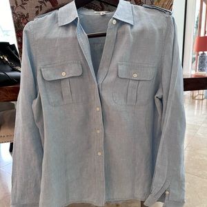 NWT Banana Republic XL linen shirt